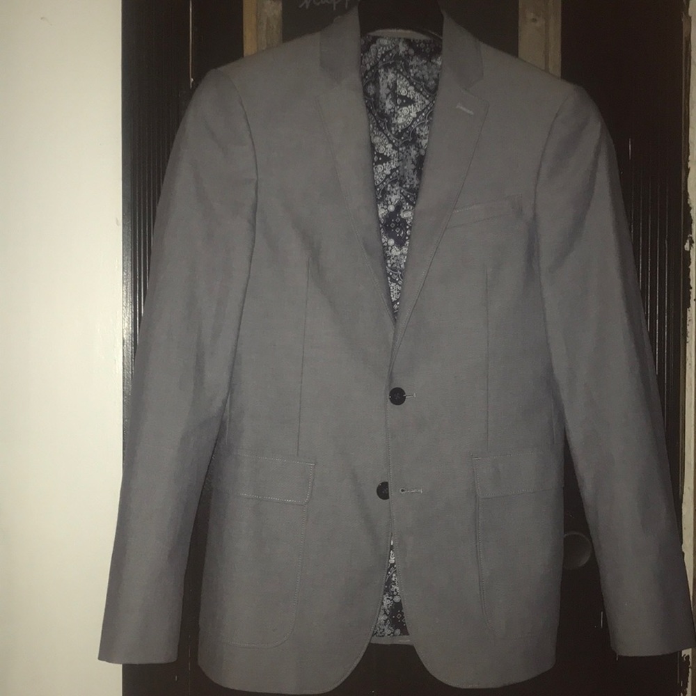 Express blazer with paisley lining